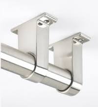 Easy to fit and compatible with a special oval rail. Metal Hanging Rail Fittings Atlantic Timber