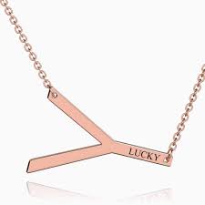 A, b, c, d, e, f, gaston. Gocustomnow Engraved Alphabet Y Initial Necklace Rose Gold Plated Fashion Clothing Shoes Jewelry Nusswahn De
