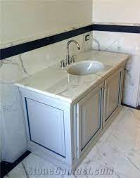 We were extremely impressed with the total package designed and crafted so the homeowner can complete the project with all the necessary components included. Statuario Carrara Marble Bathroom Vanity Top Statuario Carrara White Marble Bathroom Vanity Top From Kuwait Stonecontact Com