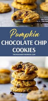 Soft Pumpkin Cookies That Everyone Loves For Fall These Healthy Pumpk Pumpkin Chocolate Chip Cookies Pumpkin Chocolate Chip Cookie Recipe Pumpkin Recipes Easy