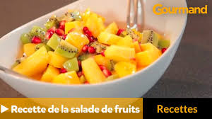 Recette De La Salade De Fruits Youtube