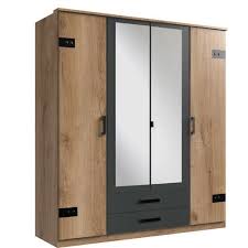 Drehturenschrank Cork Wimex In 2020 Drehturenschrank Garderobe Schrank Garderobenschrank