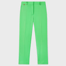 Paul Smith Slim Fit Bright Green Wool Trousers 198 Paul Smith Lookastic