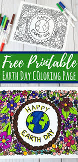 Grab your free printable by clicking on the image below. Earth Day Coloring Page For Kids Or Adults Free Printable Views From A Step Stool