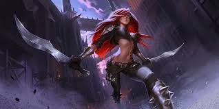 Maybe you would like to learn more about one of these? Wallpaper Digital Art Artwork Video Games Video Game Art League Of Legends Video Game Girls Katarina Katarina League Of Legends Redhead Belly Dagger Long Hair Legends Of Runeterra 1920x960 Pere