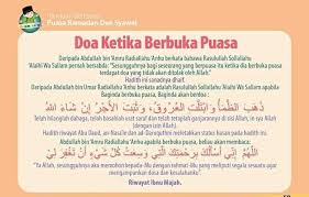 Puasa ramadhan boleh dibatalkan apabila sudah masuk waktu sholat maghrib atau ketika matahari sudah tenggelam di barat. Ameerah Ketereh Dahsyatnya Doa Sebelum Berbuka Puasa Facebook