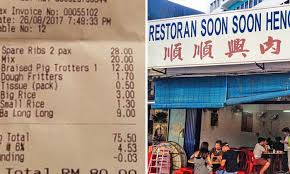 Unfortunately, when i arrived at 6.30pm, the long gu was already sold out. S Porean Couple Dine And Dash In Jb Bak Kut Teh Shop 25 Bill Left Unpaid
