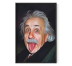 HAUS AND HUES Pósteres geniales para dormitorio de chicos, carteles de meme  para habitación de niños, decoración de pared divertida, arte de pared de  Albert Einstein, póster de Albert Einstein, póster : Hogar y Cocina