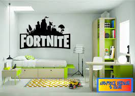 Childrens Wall Stickers Fortnite Gaming Bedroom Art Logo 3 Fortnight Xbox Ps4 Ebay Gaming Bedroom Boys Bedroom Makeover Fortnite Room