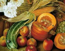 Harvest Nature Morte Fruits Art De La Peinture Fruits Et Legumes