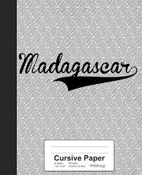 Printable pdf writing paper templates in multiple different line sizes. Cursive Paper Madagascar Notebook Weezag Cursive Paper Notebook Weezag 9781695103917 Amazon Com Books