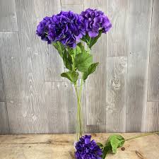 Shopping online with florist supplies uk is safe and secure. Stemmed Flowers Purple Elsa Hydrangea The Outdoor Look