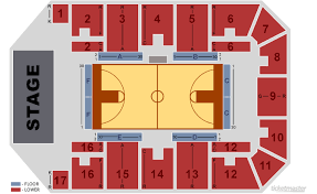 Canton Memorial Civic Center Seating Diagrams