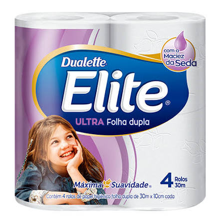 Produtos - Papel Higiênico - Papel Higiênico Convencional - Papel Higiênico  Elite Folha Dupla - Elite Professional - Brasil