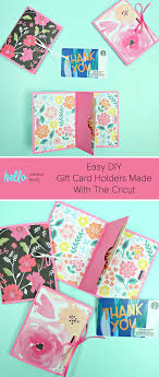 The cricut mystery box craze is upon us! Easy Diy Gift Card Holders Made With The Cricut Diy Gift Card Birthday Gift Cards Easy Handmade Gifts
