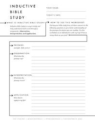 Study each lesson looking up the scriptures in your bible. Free Inductive Bible Study Sheet Bible Study Worksheet Inductive Bible Study Bible Study