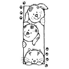 Bookmark coloring page from books category. Pin By Elisa On Red Work Coloring Bookmarks Digital Stamps Digi Stamps