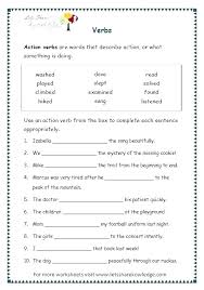 Easy teacher acts like an online library of english language reading and writing a series of reading comprehension passages and questions to work on 8th grade level reading skills. Verbs Grammar Action Worksheet Pdf Sumnermuseumdc Org