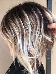 Unique Hair Color Ideas For Mid Length Hairstyles Trendhairstyle Trend Hairstyle Bob Hair Color Balayage Hair Hair Color Balayage