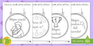 Happy fathers day father and son reading the bible coloring page for kids printable. Free Hojas De Colorear Medallas Del Dia Del Padre 19 De Marzo