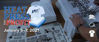 Heat Press For Profit Live Virtual Event Transfer Express Blog Heat Press Printing Business Transfer Express