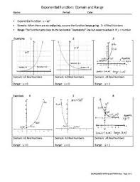 Exponential Function Worksheets Guided And Independent Exponential Functions Exponential Exponential Growth