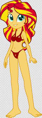 Jag är ledsen för jag tog hit gilda. Sunset Shimmer Pinkie Pie Pony Rarity Twilight Sparkle Png Clipart Art Artwork Bikini Cartoon Deviantart Free