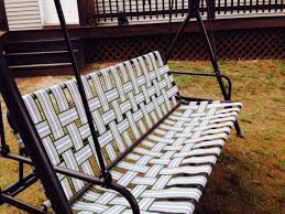 Rewebbed Swing Patio Swing Garden Chairs Metal Pallet Furniture Outdoor