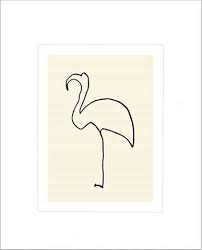 Pablo ruiz picasso (* 25. Pablo Picasso Der Flamingo Kunstdruck Gerahmtes Bild