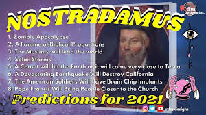 Nostradamus Predictions For 2021 Youtube