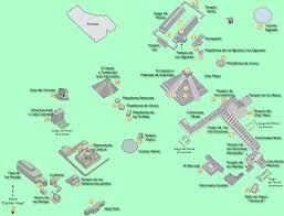 Chichen Itza Map Know The Location Of Buildings In Chichen Itza Cancun To Chichen Itza
