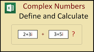 How To Create And Work With Complex Numbers In Excel Youtube
