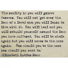 Hurt Quotes Love Relationship The Reality Is You Will Grieve Forever You Will Not Get Over The Loss Of A Loved One You Will Learn To Live With It You Wil