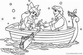 Updated on november 24 2013 with brand new bluray caps! Ariel The Little Mermaid Coloring Pages Cartoons Ariel And Prince Eric Are Sailing On Little Boat Printable 2020 0551 Coloring4free Coloring4free Com