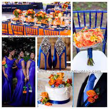 Account Suspended Blue Themed Wedding Blue Orange Weddings Orange Wedding Themes