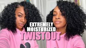 I was just hoping that my hair would look half as gorgeous as hers. Extremely Moisturized Winter Twistout For Dry Hair Defined Fluffy Youtube
