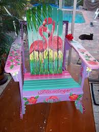 Hey I Found This Really Awesome Etsy Listing At Https Www Etsy Com Listing 571205807 Painted Adirondack Chair Fla Flamingo Decor Flamingo Art Pink Flamingos