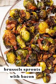 Follow along as executive pc chef tom filippou teaches us how to make a hearty brussels sprouts with the added touch of bacon and maple syrup. Oven Roasted Brussels Sprouts With Bacon 40 Aprons