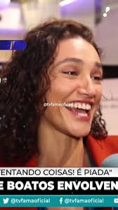 Debora Nascimento comenta polêmica envolvendo Marcos Mion: “Tem que rir né”