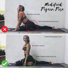 Pigeon Pose Modified When I Posted A Tutorial On Pigeon Pose Last Week Go To My Profile To Check It Out Actio Easy Yoga Workouts Pigeon Pose Yoga Yoga Tips