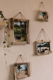 Die rahmen erhalten sie überall dort, wo es handarbeitszubehör oder bastelmaterialien gibt. Diy Bilderrahmen Aus Treibholz Selber Basteln Deko Idee Mit Fotos Color Continents Making Picture Frames Driftwood Decor Diy Picture Frames