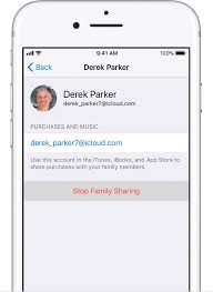 Leave Family Sharing Apple Menu Family Organizer Family Share
