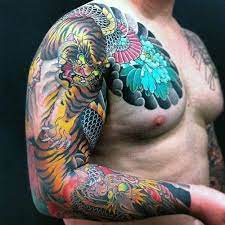 Top 121 Japanese Sleeve Tattoo Ideas 2021 Inspiration Guide Japanese Tiger Tattoo Japanese Tattoos For Men Japanese Sleeve Tattoos