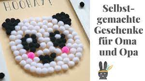 Geschenk für oma von enkeln 10 blumentopf ideen von myfacepot. Selbstgemachte Geschenke Fur Oma Und Opa Basteln Mit Kleber Youtube