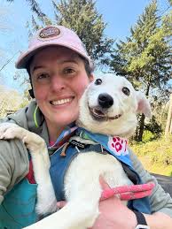 Rescue dog adjusts to new home