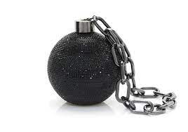 Sphere Ball Chain Judith Leiber Couture Novelty Clutch Novelty Handbags