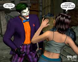 Joker bangs a hot babe in the alley porn comic (batman). [Online  Superheroes] Rape porn comics.