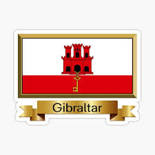 Gibraltar Flag Gifts, Stickers & Products - Named" Sticker by mpodger | Redbubble