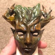 Dryad Nightlight, Hand Painted Resin Sculpture