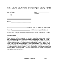 Odom didn't appear in court for the arraignment wednesday and his attorney entered the plea on his behalf. Not Guilty Plea Form Fill Online Printable Fillable Blank Pdffiller